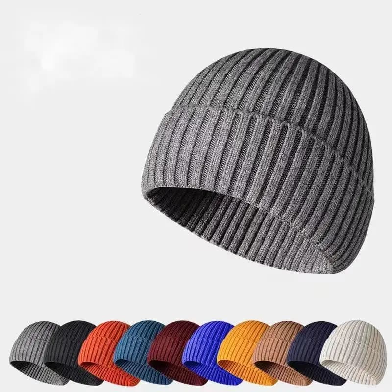 Winter hat in knitted fabric that maintains heat, for adults, unisex, Skullies & Beanies
