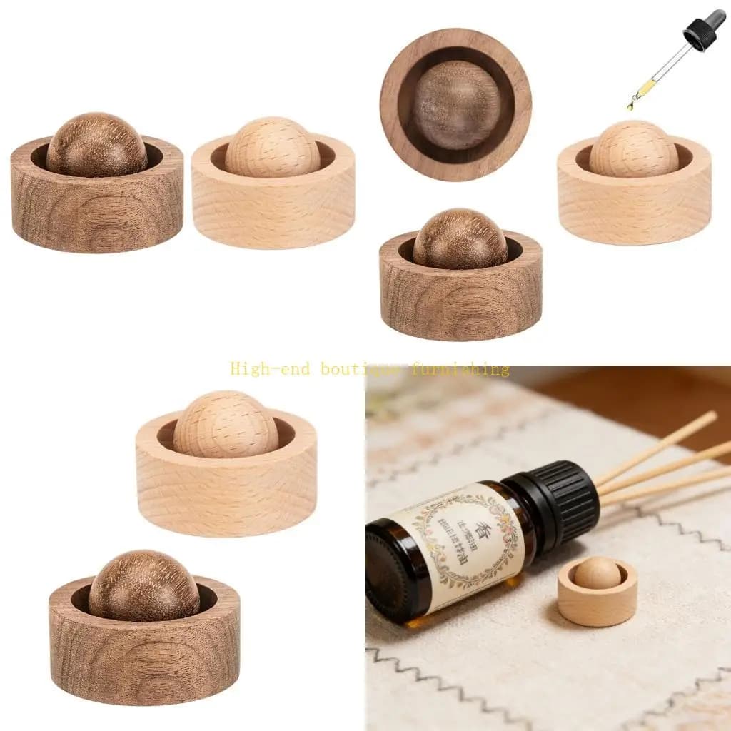 L9NB Diffusore oli essenziali in legno Diffusore per aromaterapia in legno Deodorante regalo