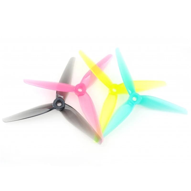 2 pairs HQ R35 Dia 5.1 inches step 3.5"3 blades 5mm shaft props Poly carbonate CW CCW propeller durable Paddle for FPV RC Drone