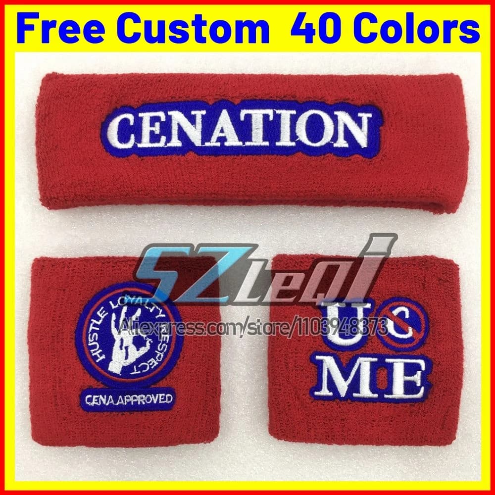 2024 Cotone Unisex Sport Fasce Per JOHN CENA Polsino Palestra Corsa di Sicurezza Supporto per il Polso Brace Wrap Fasciatura Protezione per il Polso