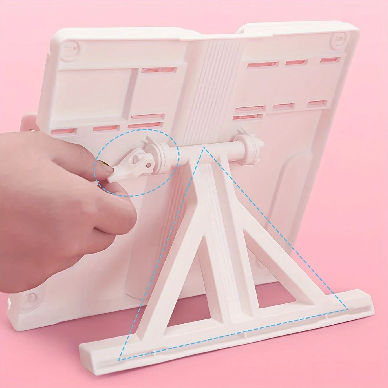 Adjustable Support Portable for Books, Documents, Tablets, Musical Sheets and Recipes