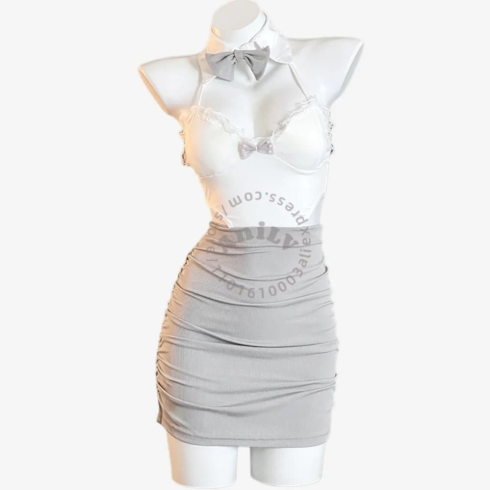 AniLV Costume da Cameriera per Ristorante a Tema Anime, Abito da Cameriera, Outfit per Cosplay