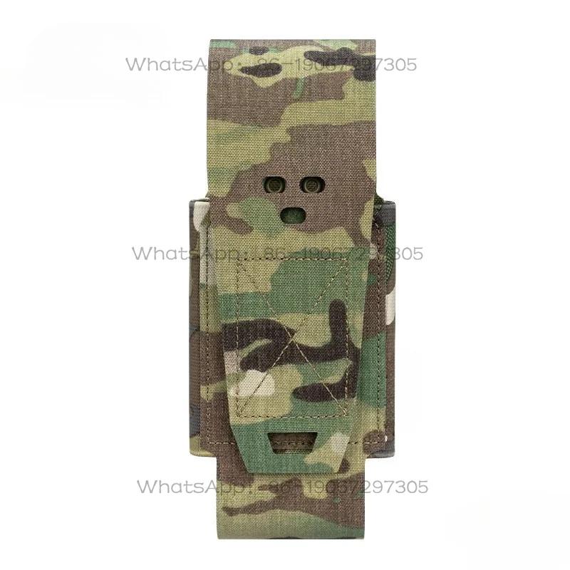 Borsa multiuso per articoli vari con doppio clip 556 e copertura ribaltabile per walkie-talkie