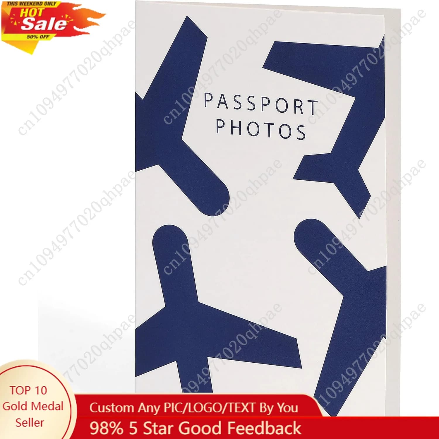 LOSTRONAUT Cartella organizer per foto per passaporto da 150 pezzi con tasche e scomparti per stampa 2x2, esposizione di immagini, documenti di viaggio