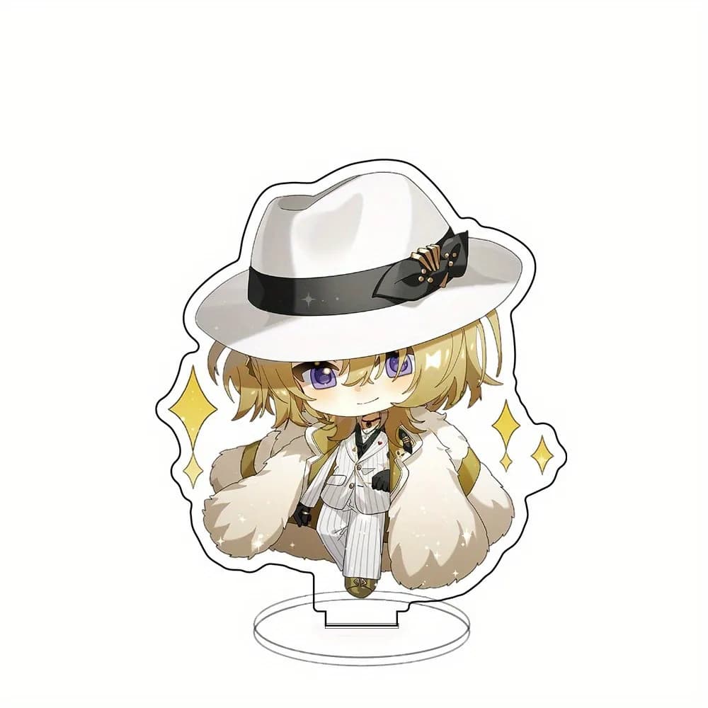 10 centimetri Hot Anime Nijisanji Arcobaleno Figure Acrilico Edizione MYSTA Vox LUCA SHU IKE Cosplay Moda Acrilico Del Basamento Modello Ventole Regali