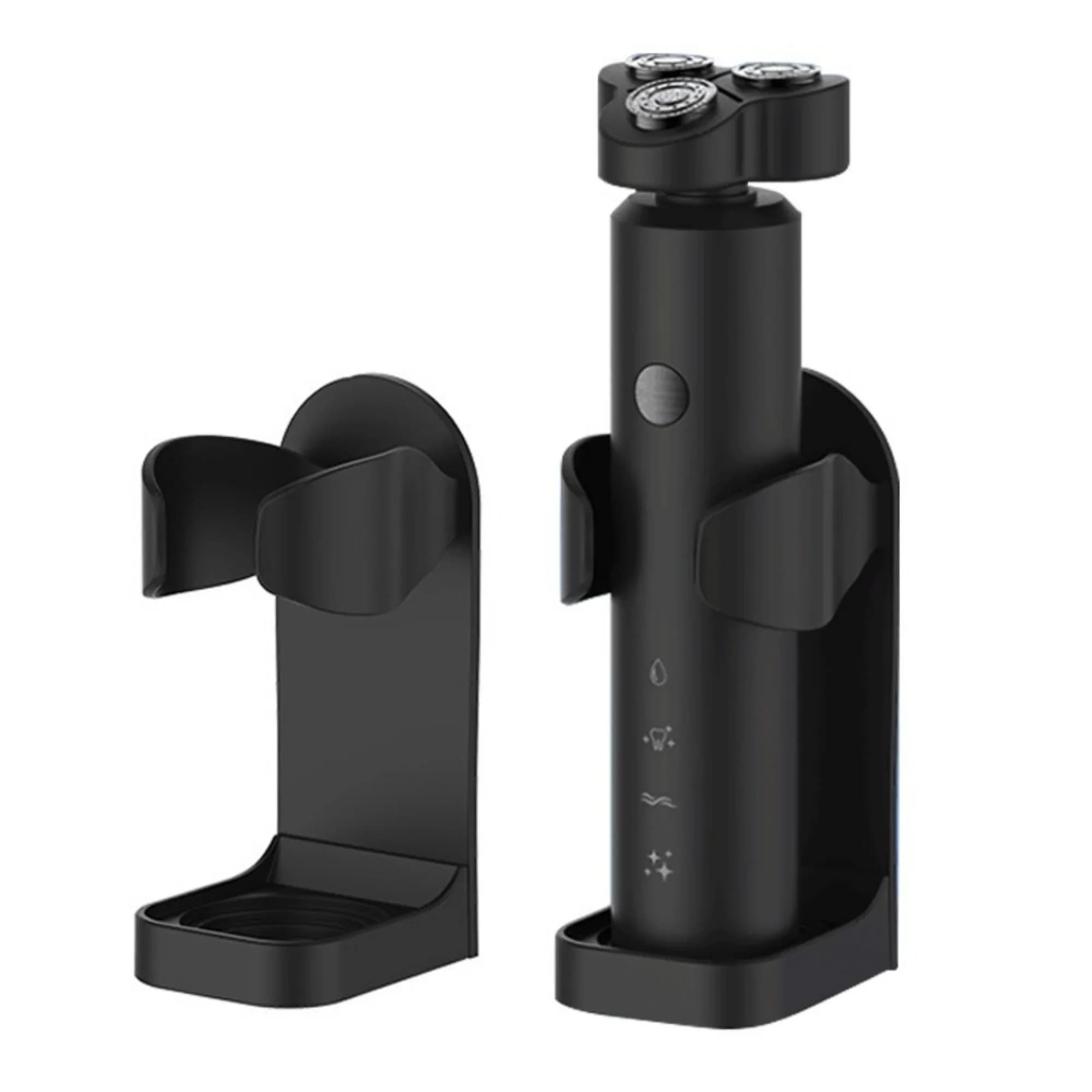 Supporto da parete per spazzolino elettrico, porta rasoio da uomo, supporto per rasoi, gancio autoadesivo per attrezzi di bellezza, organizer da bagno senza foratura, accessori doccia