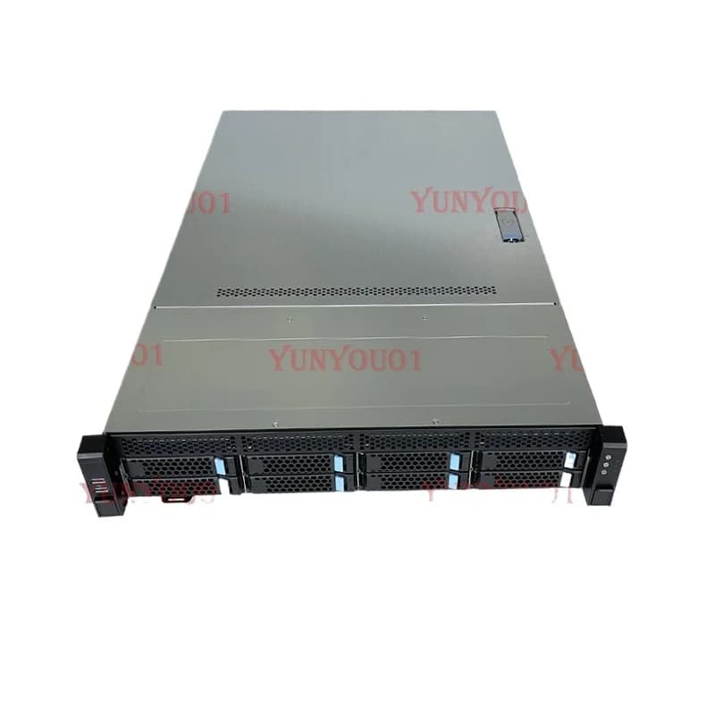 Telaio per server multi disco rigido NAS per archiviazione cloud privata aziendale sostituibile a caldo IPFS montato su rack da 8 dischi 2U