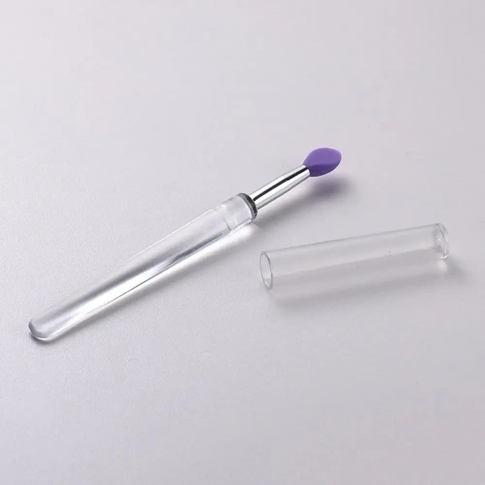 Women Beauty Tools Eye shadow Cosmetic Tools Lip Mask Brushes Lipstick Applicators Makeup Brushes Lip Brushes with Protect Cap