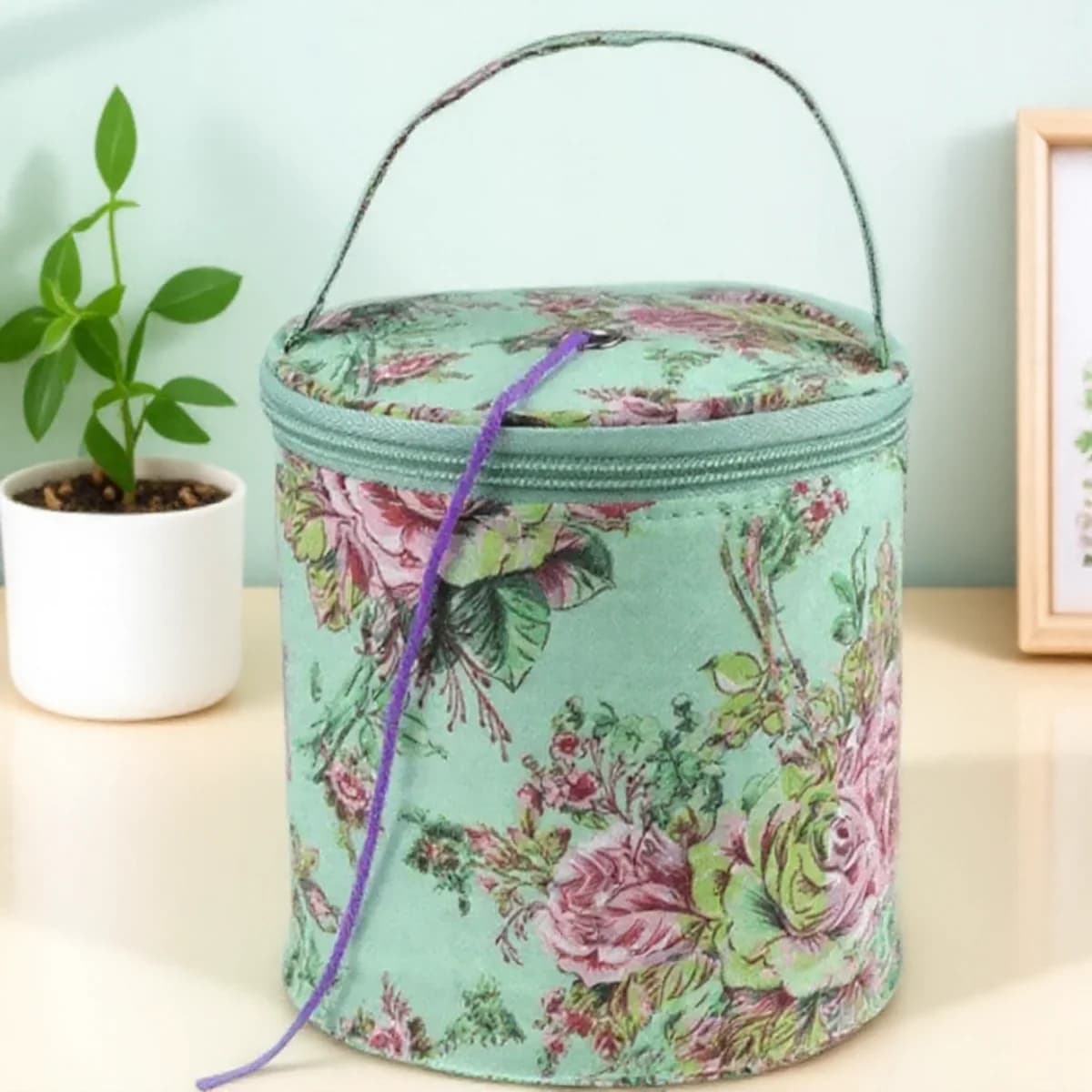Hot New Small Yarn Storage Bag Impermeabile Uncinetti Tote per accessori da cucito Strumenti Regalo