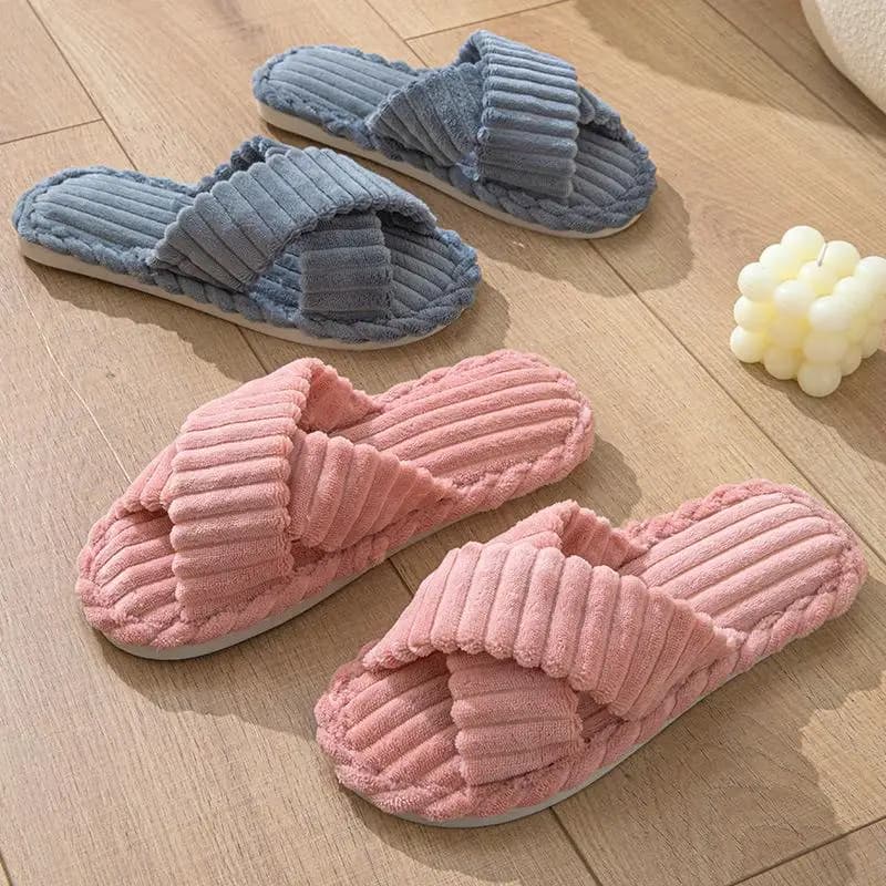 Ciabatte Casual da Donna di Lusso, Scarpe Basse Eleganti da Interno, Moda Primavera Autunno, Ciabatte Morbide con Punta Aperta