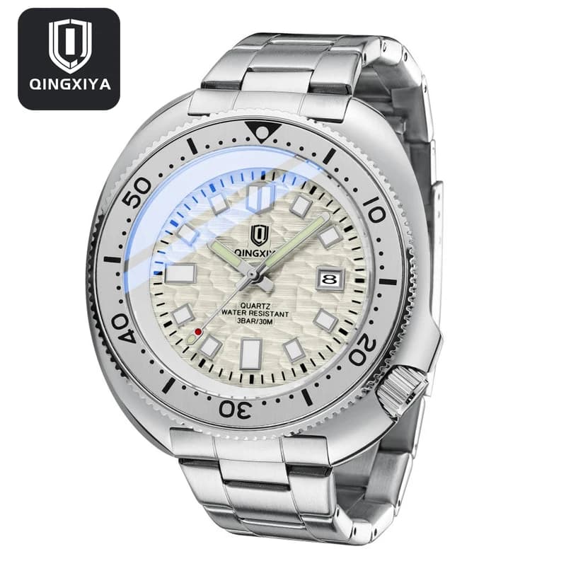 Orologio da uomo di marca di lusso in acciaio inossidabile impermeabile luminoso data orologio da polso al quarzo moda orologio sportivo maschile Relogio Masculino