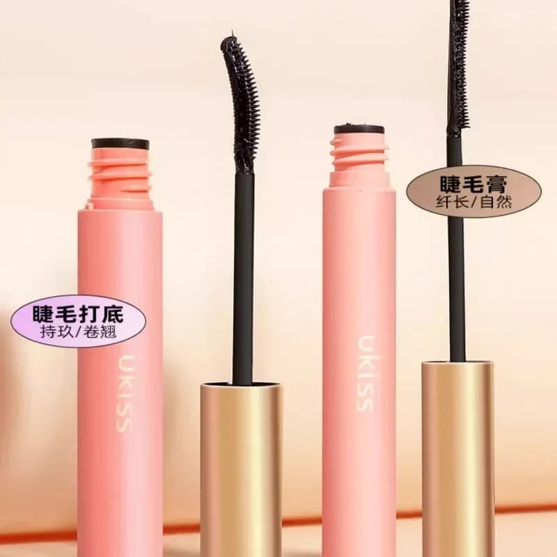 UKISS Mascara Primer Eyelashes Waterproof Durable Design Waterproof Slender and Thickness Without Wavings Pet Type Fine Makeup Original