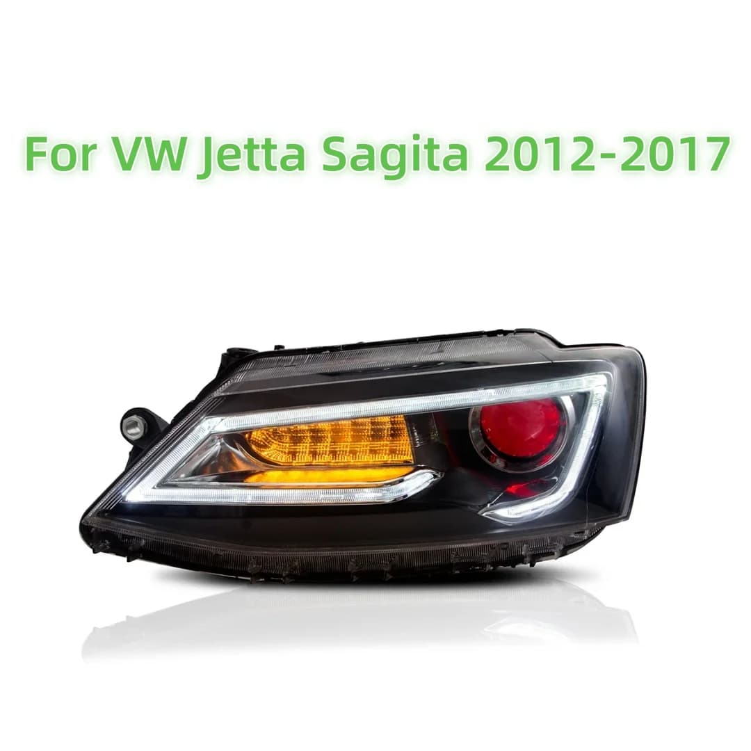 Vland Faro Testa Luce Fari A Led Lampada Frontale Per Volkswagn VW Jetta Sagita Faro 2012-2017 Faro Testa Luce