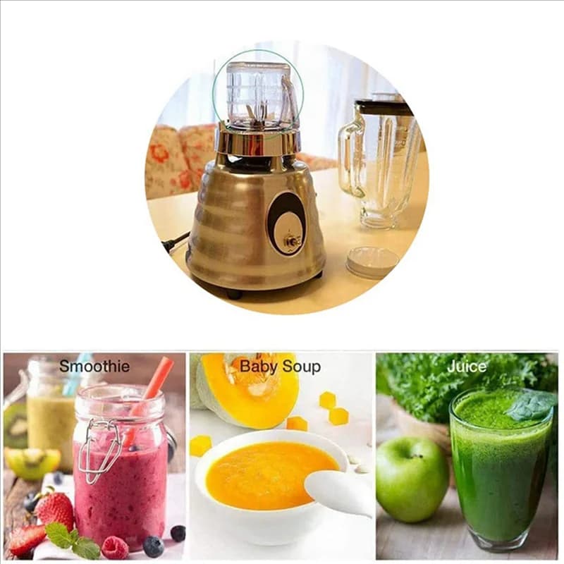 AC93-Per parti di ricambio per frullatore Oster, accessorio per barattolo mini frullatore Osterizer 4937, mini vasetti di plastica con coperchi (confezione da 3)