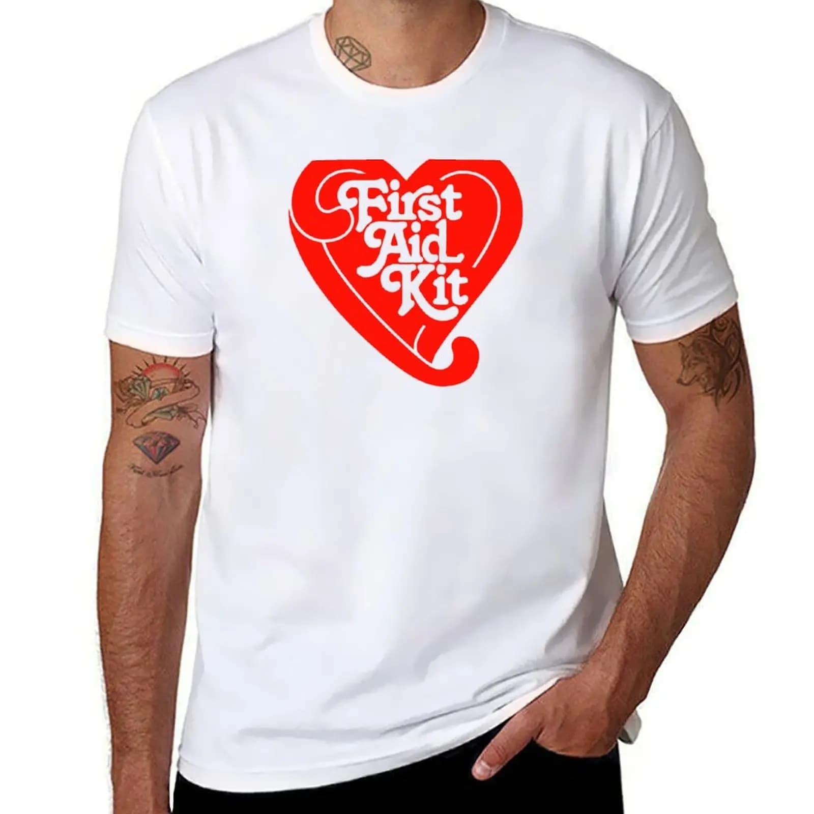 T-shirt Folk Duo della First Aid Kit, maglietta a maniche corte resistente agli odori