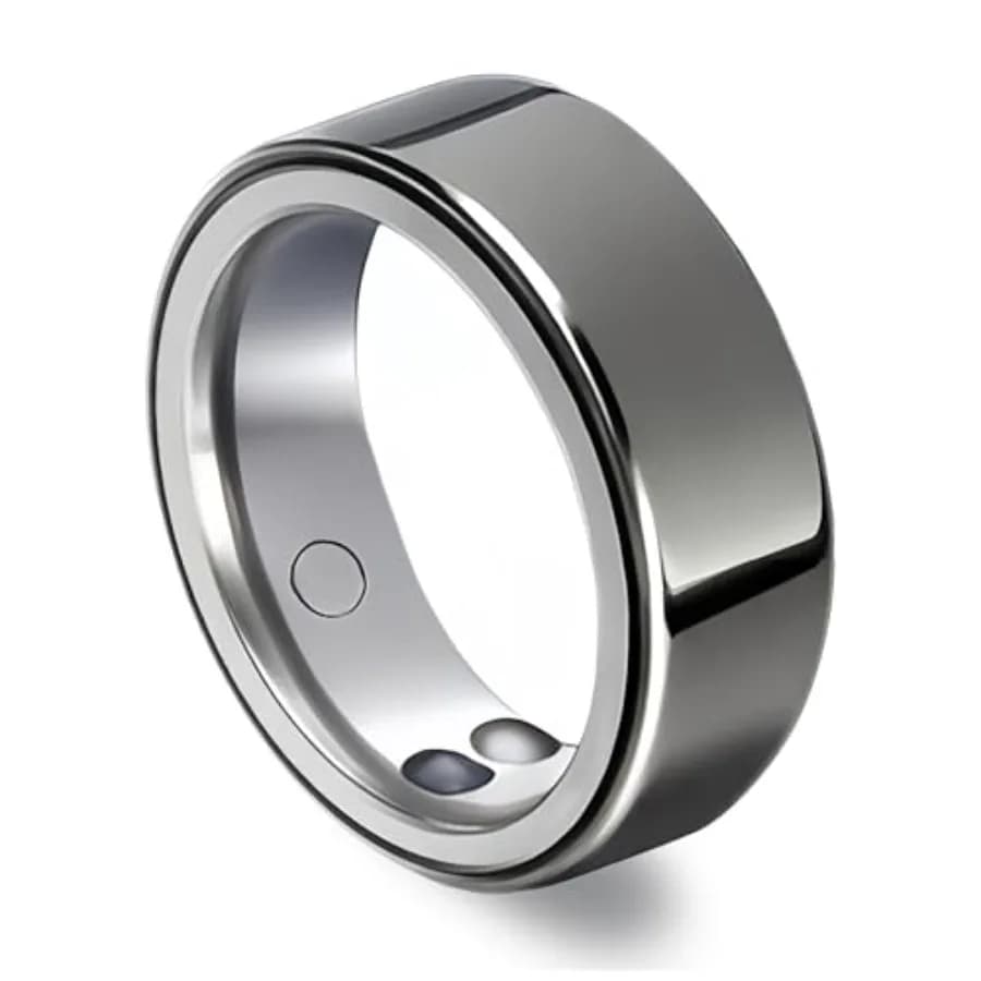 Anello Intelligente Gen 2 Lite per Uomo e Donna: Monitoraggio Salute, Fitness e Sonno, Frequenza Cardiaca, Temperatura, Vibrazione, Impermeabile 5ATM, iOS Android, Regalo