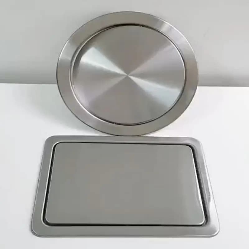 Coperchio del bidone della spazzatura da appoggio integrato e coperchio dello scivolo dei rifiuti, coperchio della falda dell'equilibrio in acciaio inossidabile, passacavo della spazzatura argento, pattumiera a battente