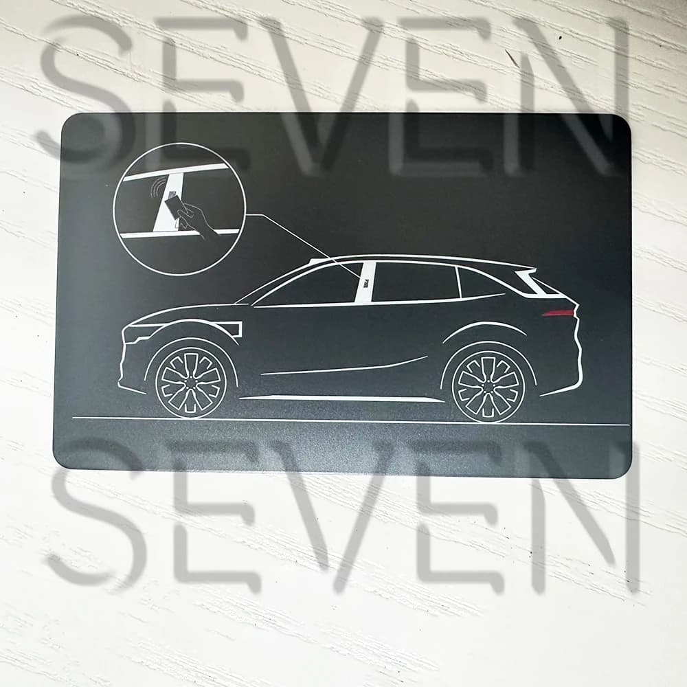 Chiave NFC senza chiave per auto per Zeekr 7X Chiave NFC digitale intelligente per auto