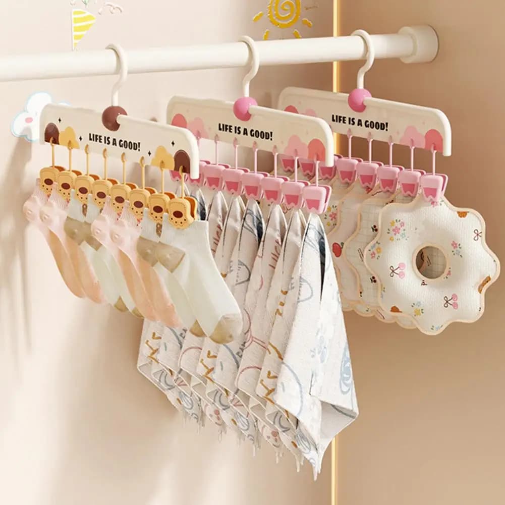 Socket Intimo Multi-clip Anti-slip Hooks For Skewering Organization Wardrobe Garment for Socks