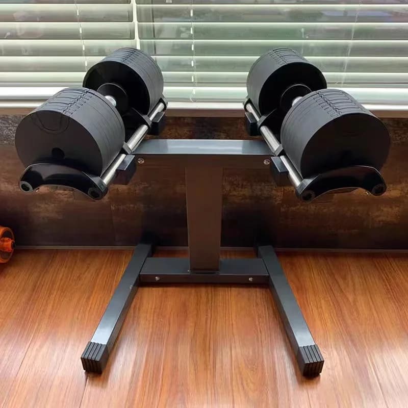 36 kg dumbbell set with adjustable weight lift handlebars with door to door support