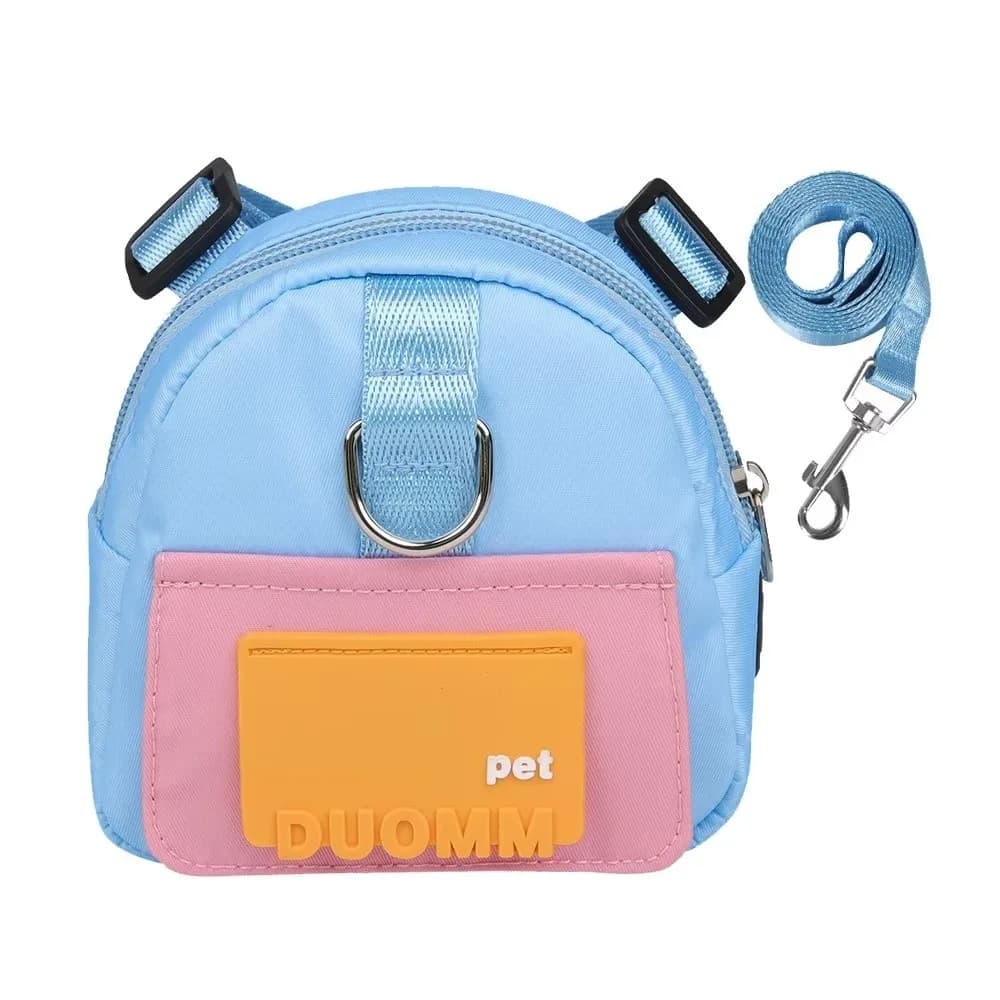 Adjustable Pet Harness Vest No Pull Leash Included Pet Backpack Harness Breathable Lightweight Escape Proof Harness For Pets
