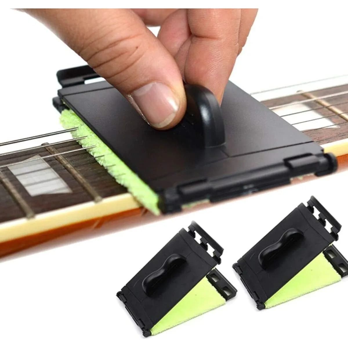 4 pezzi di detergente per corde per chitarra, strumento in tessuto pulito per tastiera, per la pulizia, cura della manutenzione per basso/ukulele/chitarre elettriche