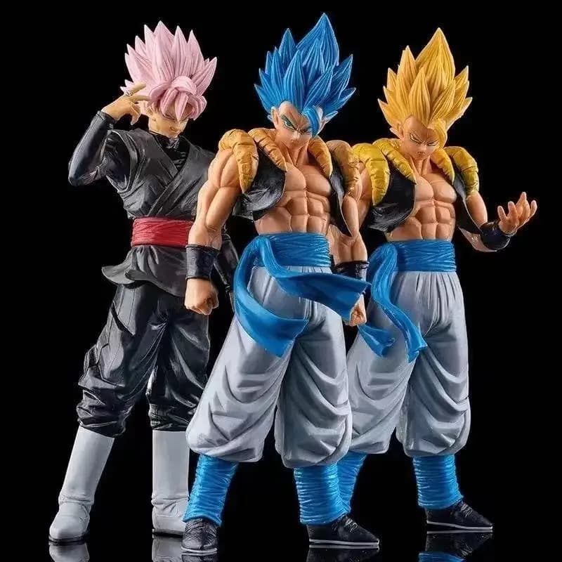 31CM Dragon Ball Z Super Saiyan The Peach Blue Gogeta PVC Action Figure Model Toys Desktop Decoraction regalo di compleanno per bambini