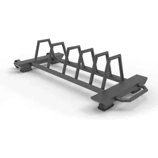 Gym fitness equipment for tree with premium cast iron plate holder for machines loaded with weight plate with weight lift bumper