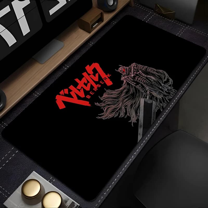 Rubber mouse mat, mini PC B-BERSERK keyboard mat, laptop desk mat, gaming accessories, notebook mouse mat