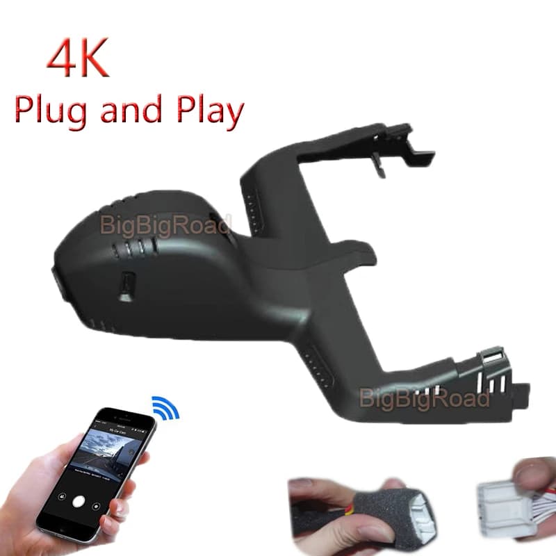 For BMW X4 XDrive25i xDrive30i X6 M KW81 2019-2021 4K Plug And Play Car Wifi DVR Video Recorder Dash Cam Night vision Black box