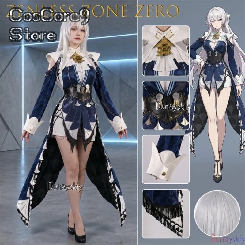 Costume Cosplay del Nuovo Personaggio Varina di Zenless Zone Zero, Serie Cosplay del Gioco: Set Completo Costume Cosplay Velina di Zenless Zone Zero