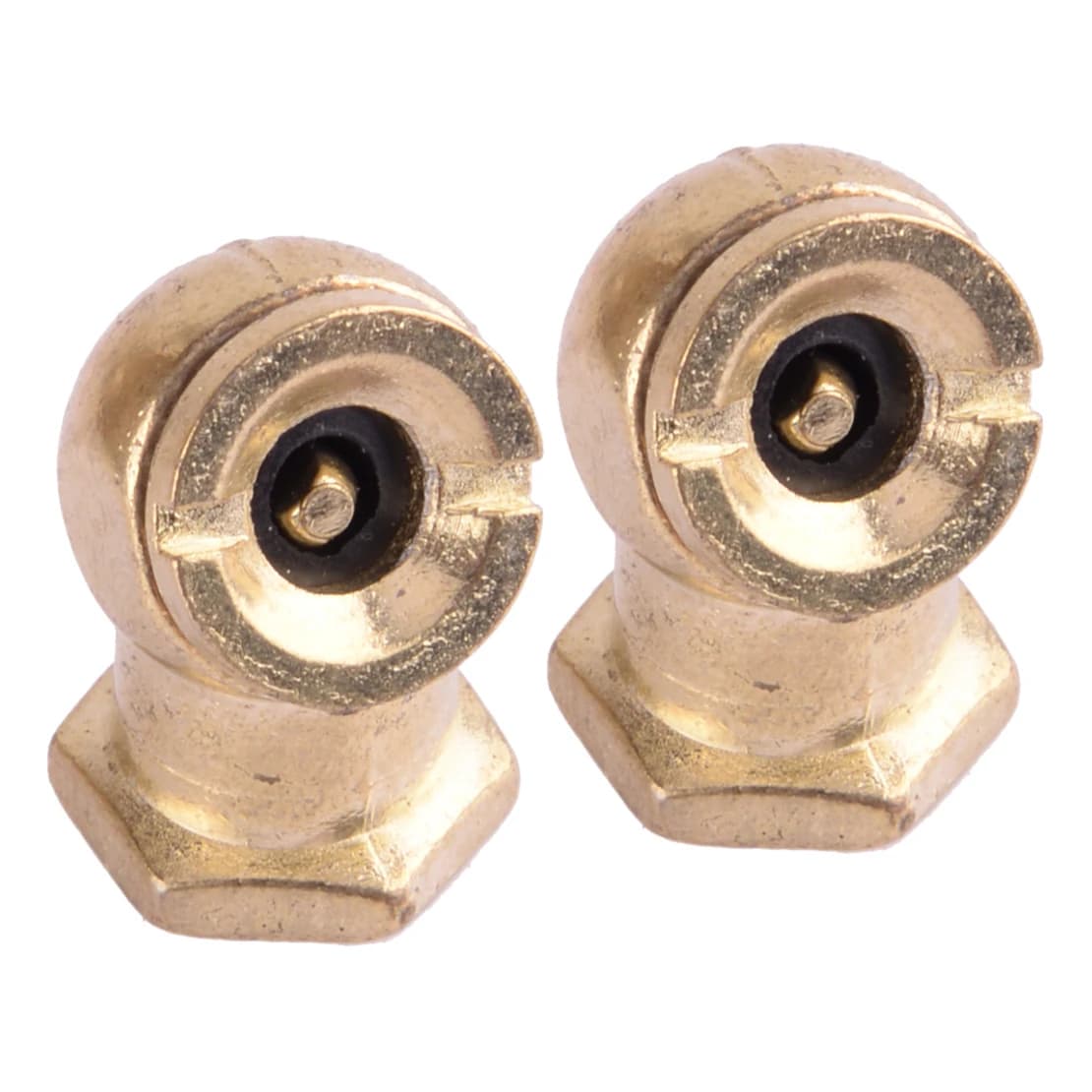 Raccordo per compressore d'aria con ugello per mandrino a sfera per gonfiaggio pneumatici da 2 pezzi per auto 1/4 "NPT
