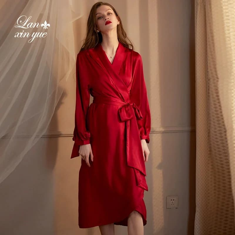 Satin Kimono Wedding Bride Bridesmaid Robe Women Short Bathrobe Gown Satin Sleepwear Lady Bridal Dress Wholesale Wedding Party