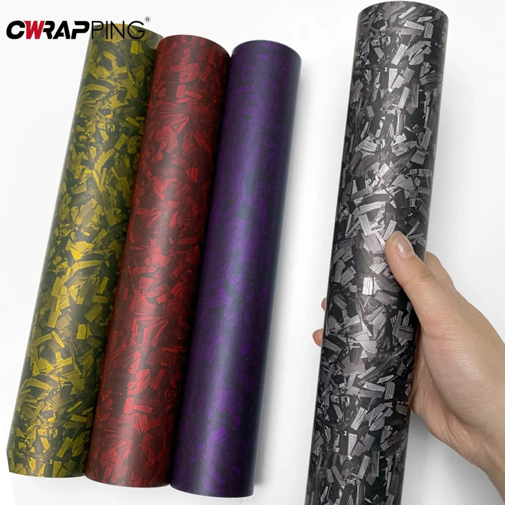 Waterproof Carbon Fiber Vinyl for Outdoor Car Motorcycle Stickers Matte Vehicle Decoration Car Wrapping Sticker Body Covering