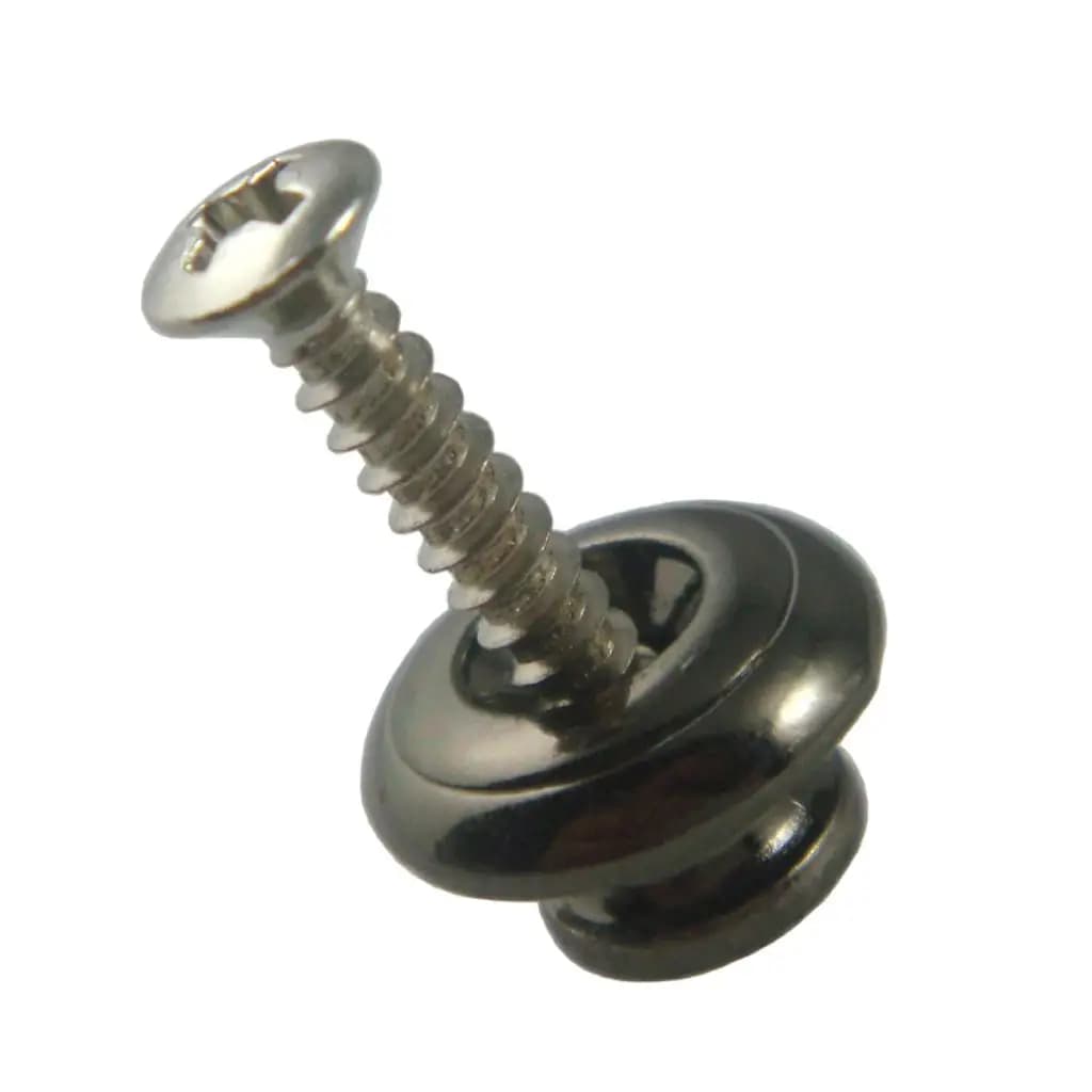 Electric Guitar Strap Button Zinc Alloy Secure Straplock Pegs Accessory for Guitar and Ukulele