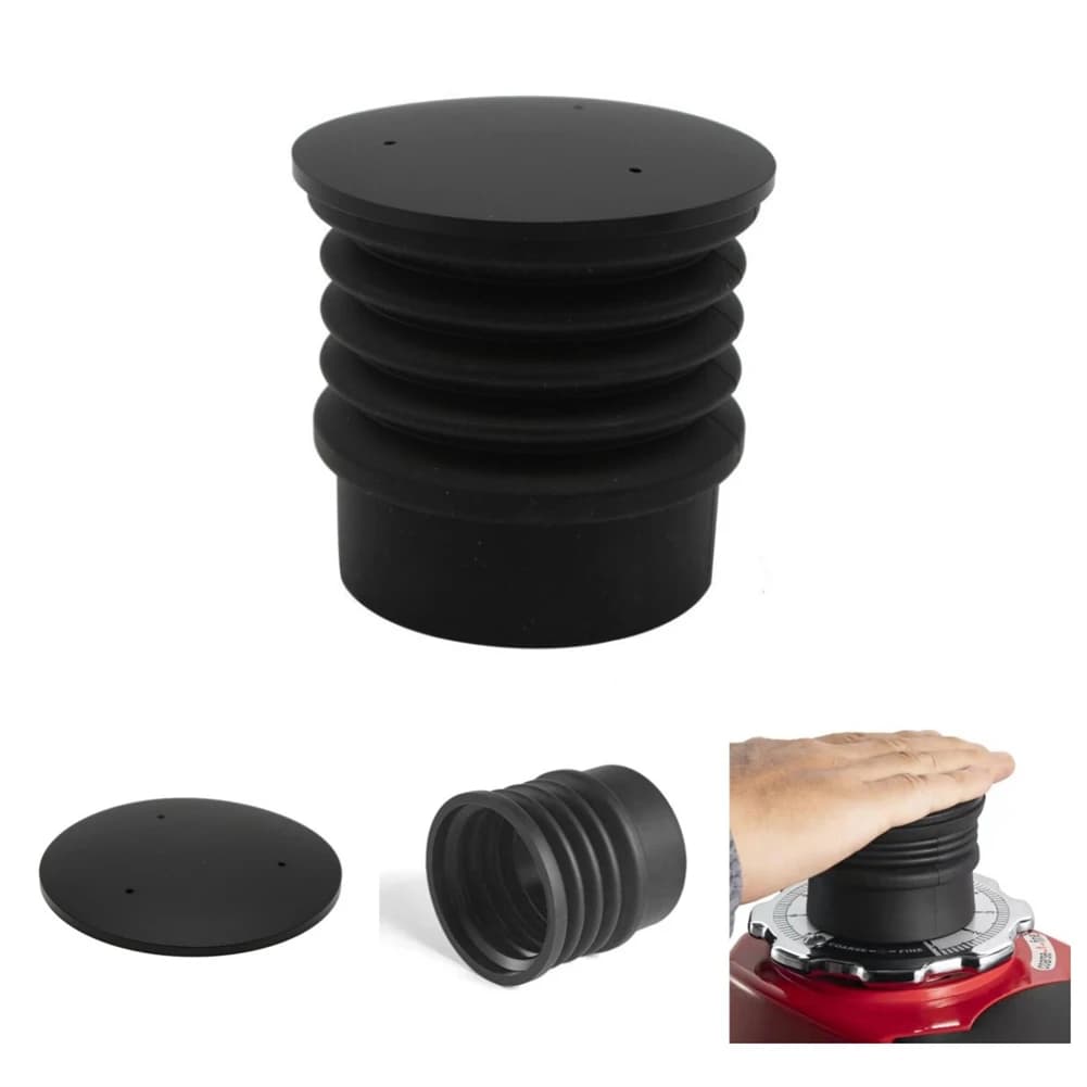 Smerigliatrice per chicchi di caffè Tramoggia a dose singola Soffietto Macinacaffè Contenitore per chicchi Strumento per soffiaggio per macchina da caffè RF64 900N HC600 600AE