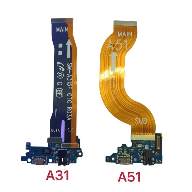 For Samsung A51 A515 A71 A715 A31 A315 A41 A415 A21S A21 USB Charging Dock Port Connector Main Motherboard Flex Cable