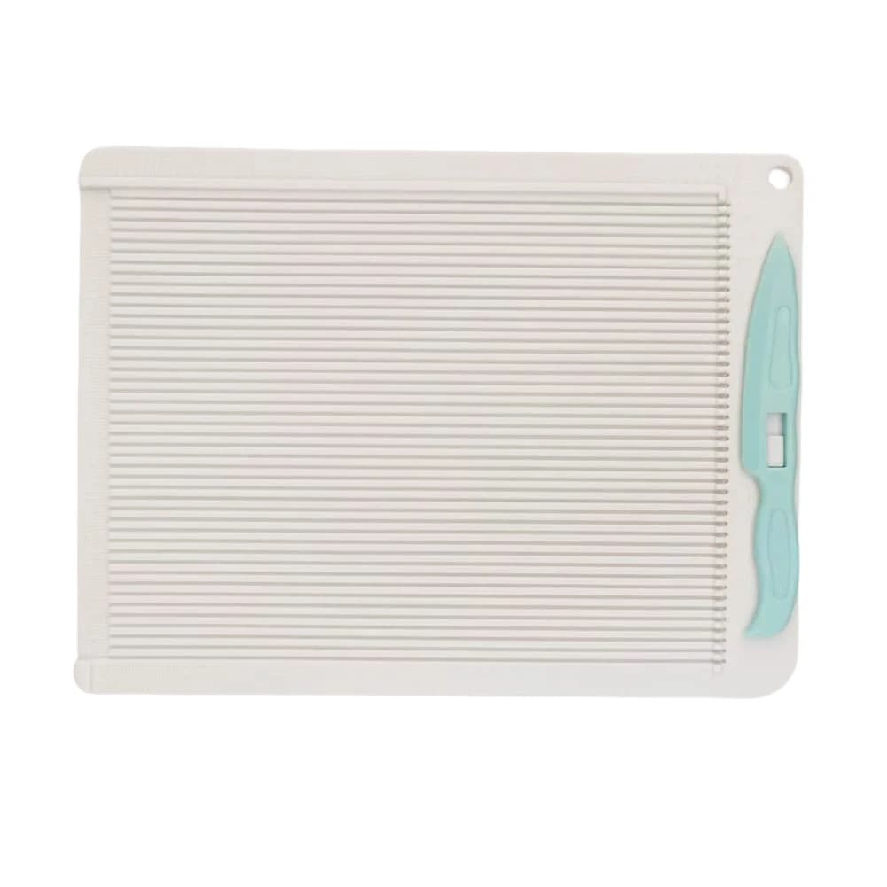 Tabellone segnapunti multiuso con griglia di misurazione Tagliere per carte di carta Linee in rilievo Scrapbooking Forniture fai da te Taglierina di carta