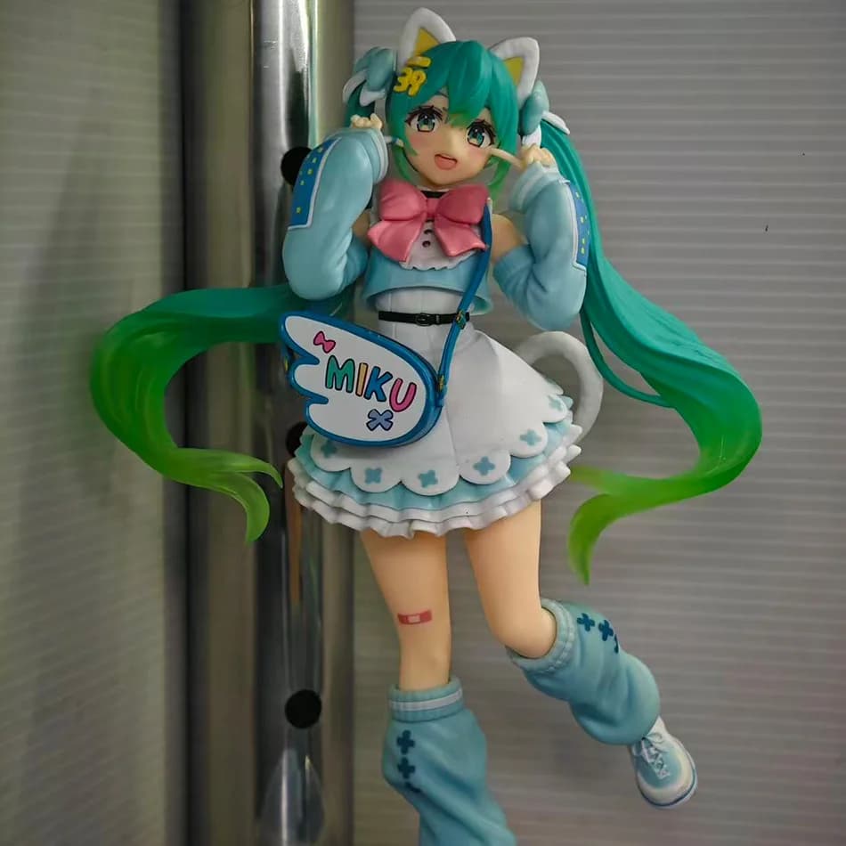 Figurina Originale Taito Hatsune Miku Versione Fancy, Modellino Anime da Collezione per Bambini