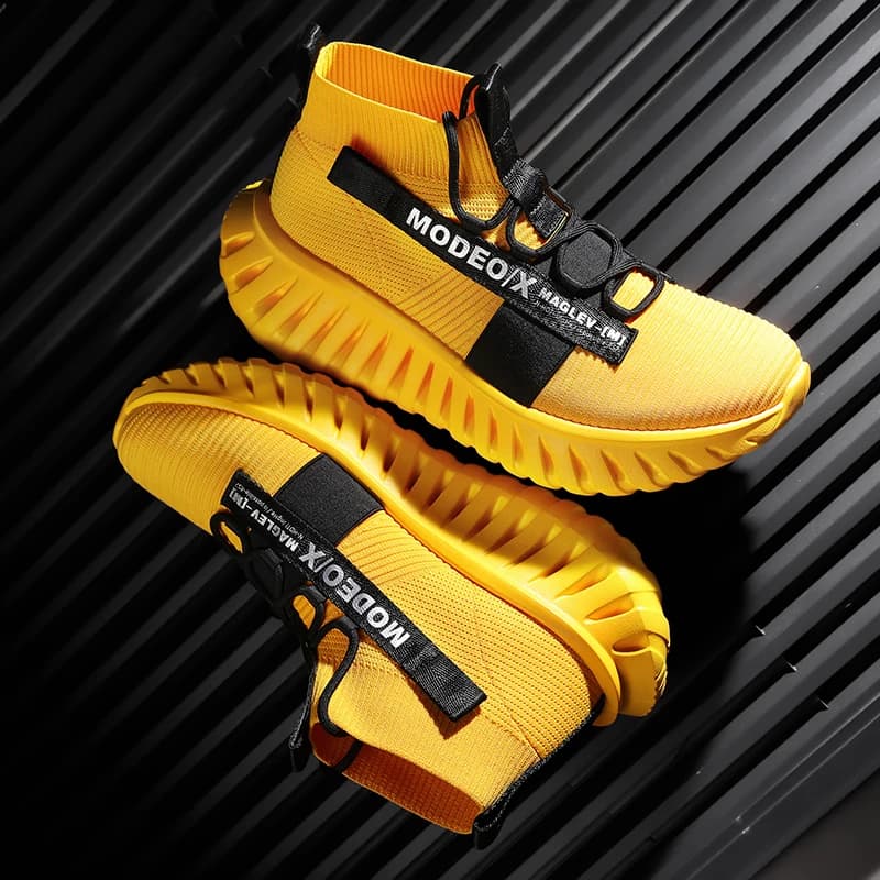 Men's casual shoes Men's casual shoes Fashion comfortable and breathable High socks Sneakers men's sneakers