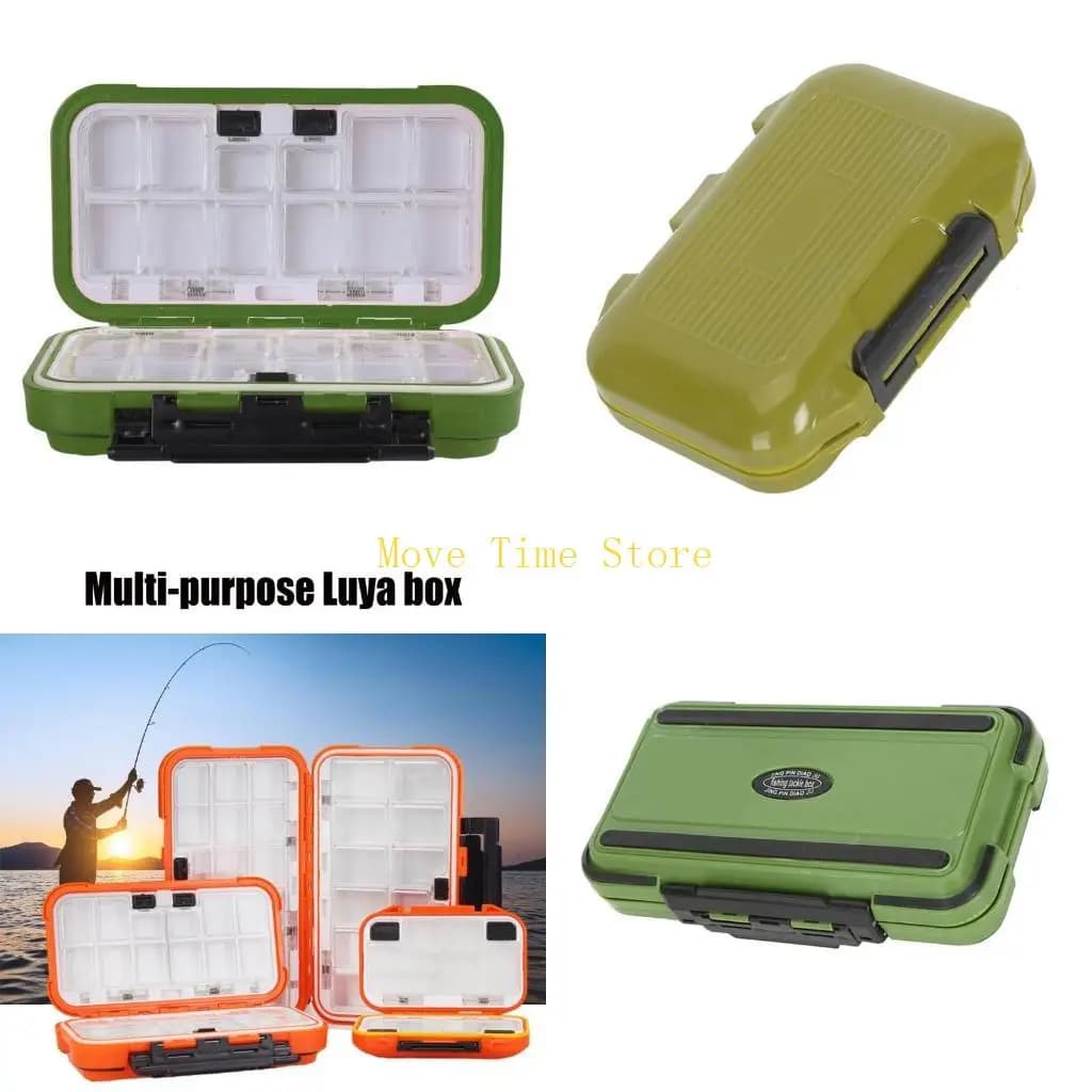 92ME Fishing Tackle Box Fishing Tool Baits Lures Box Double Sided Lures Hook Organize