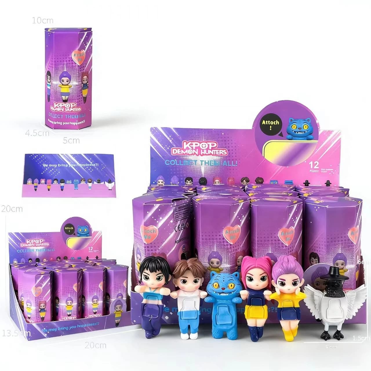 Serie di Blind Box Kpop Demon Hunters, Figure Anime, Ornamenti, Bambole, Regalo di Compleanno per Fan e Bambini, Blind Box Casuale