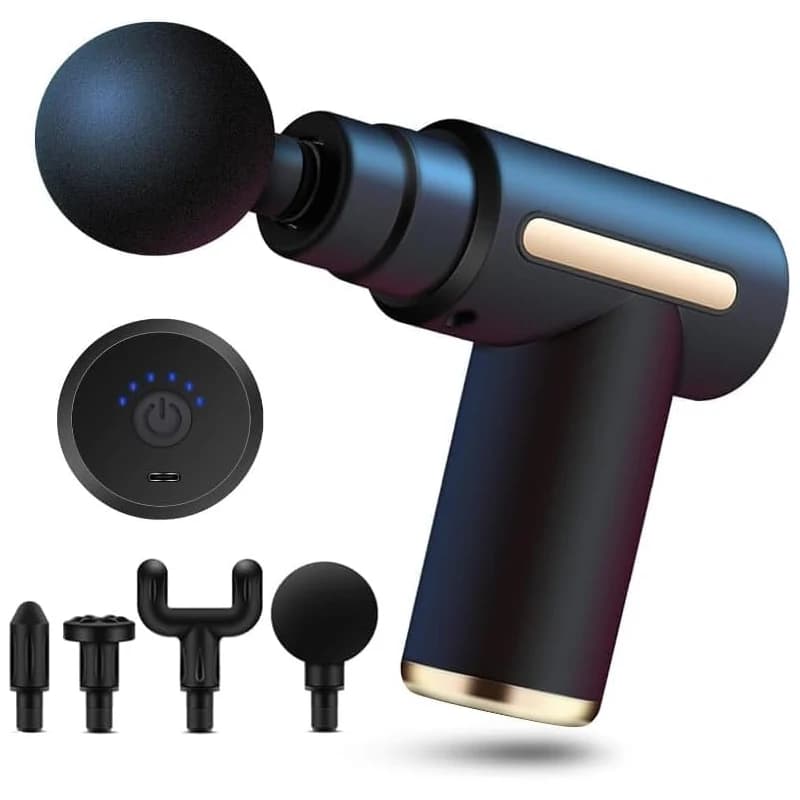 Mini Fascia Gun Deep Tissue Massage Gun Muscle Relaxation Massage Protable Body Massager Handheld Percussion Vibration Massager