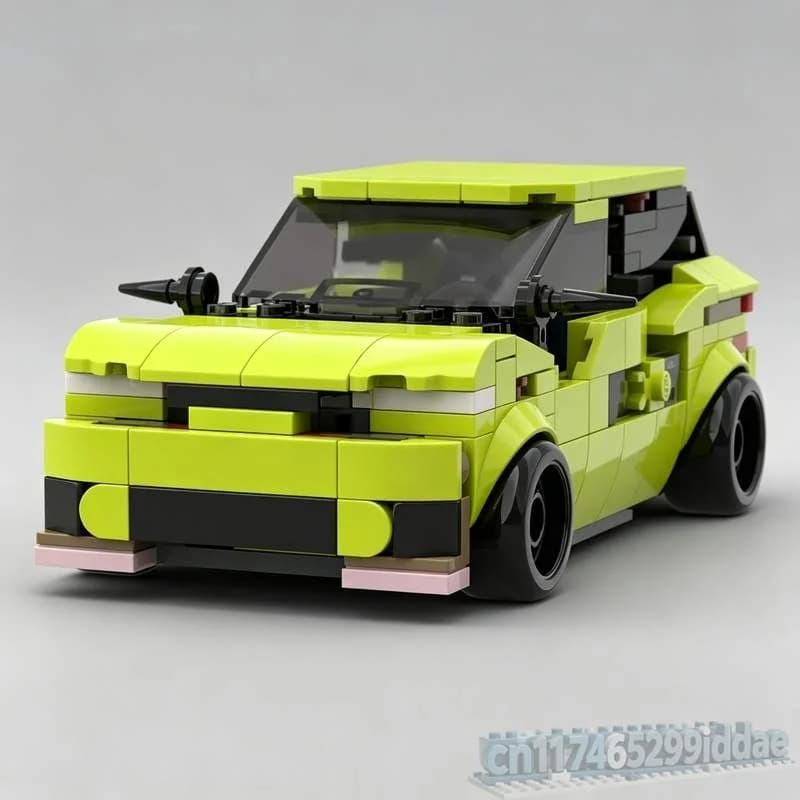 228PCS Durango SRT Hellcat SUV MOC Custom Puzzle Sports Vehicle Model DIY Assembly Educational Toy Building Blocks Gift Display