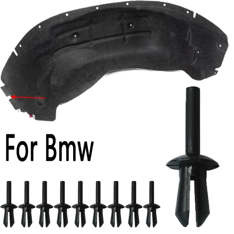 Parafango Liner Rivetto Espandibile Clip di Fermo Per BMW E81 E82 E87 E87LCI E88 F20 F21 F22 E21 E30 E36 E46 E90 E90LCI E91 E91LCI E92