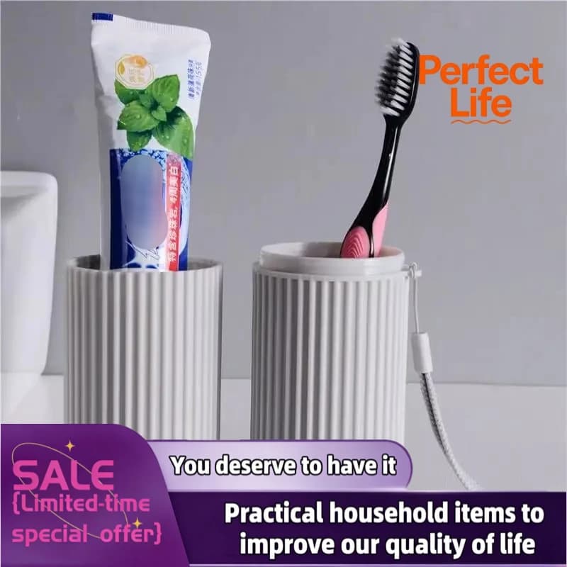 1/4 pcs Toothbrush Table Protect Luggage Carrier Camping Travel Case Storage Box Organizer Items from Travel Toilet New Creat