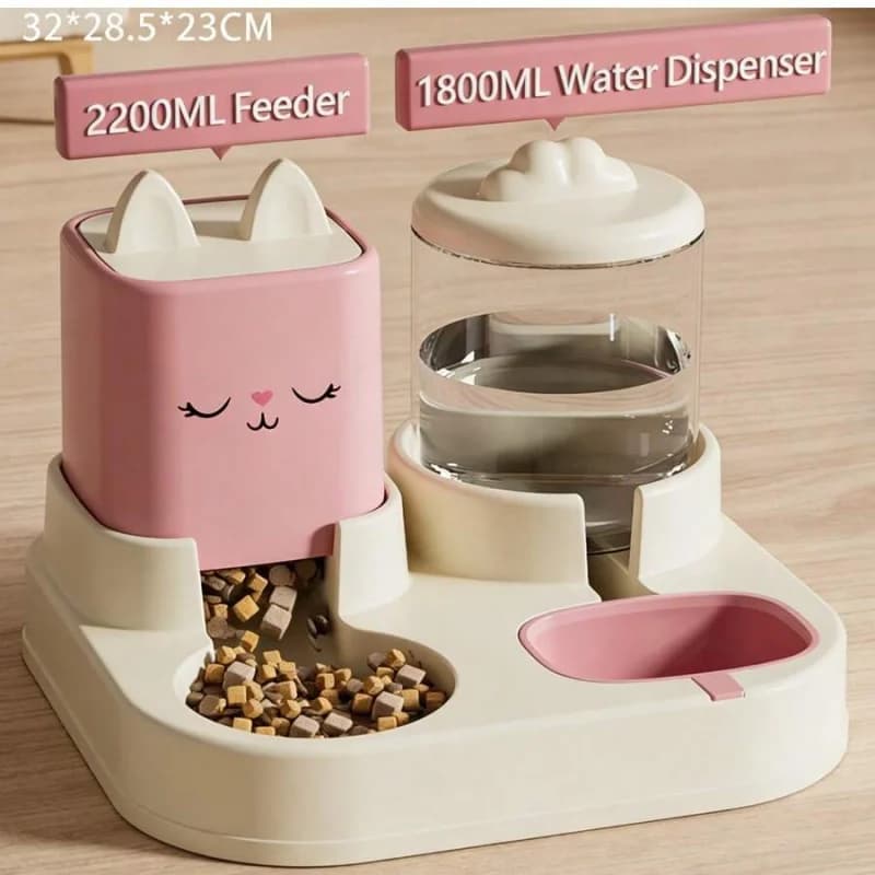 Ciotola per cibo per cani e gatti, dispositivo automatico per l'alimentazione con acqua potabile