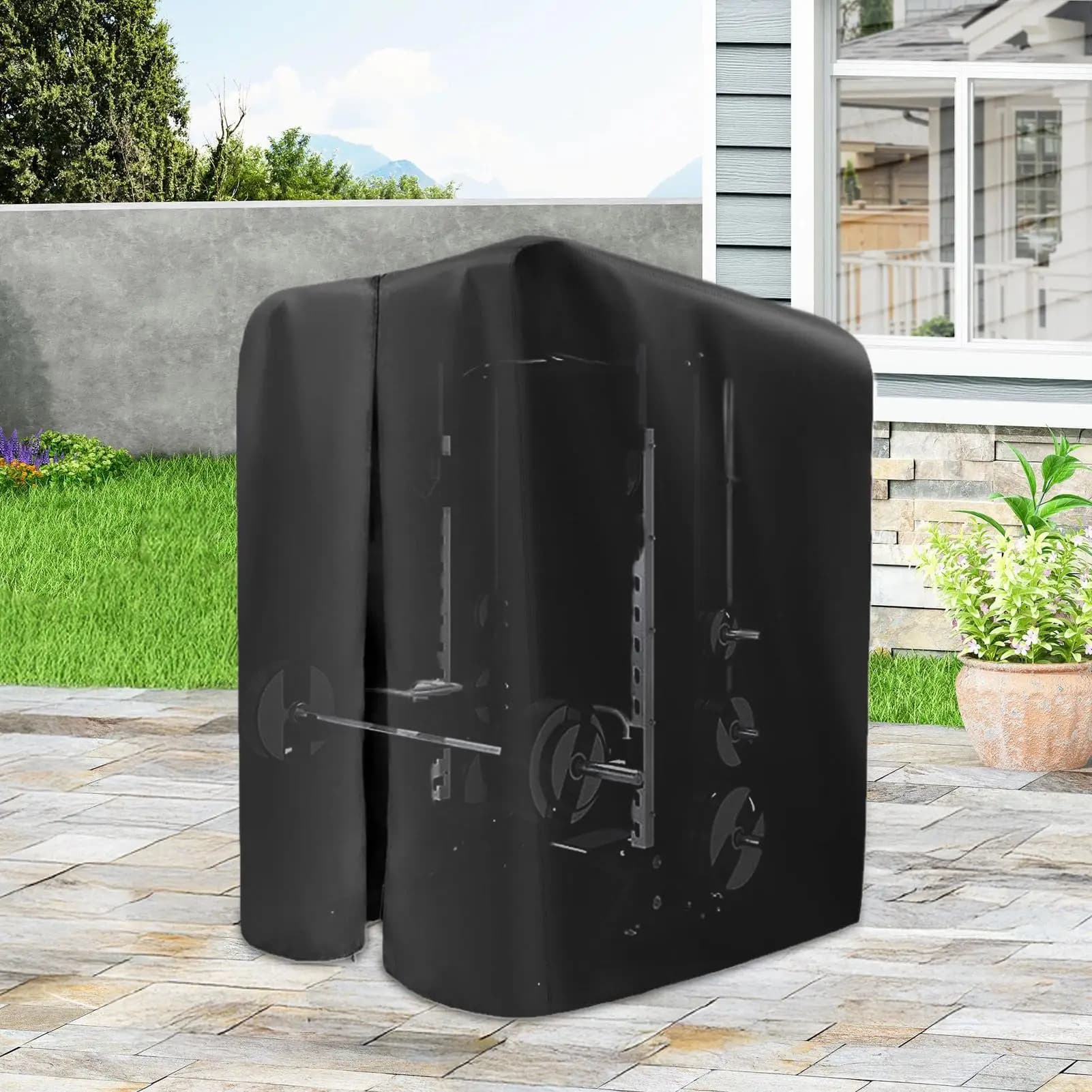Pull up Station Cover Oxford 420D Gym rack cover for the home for training accessories with handlebars for indoors and outdoors