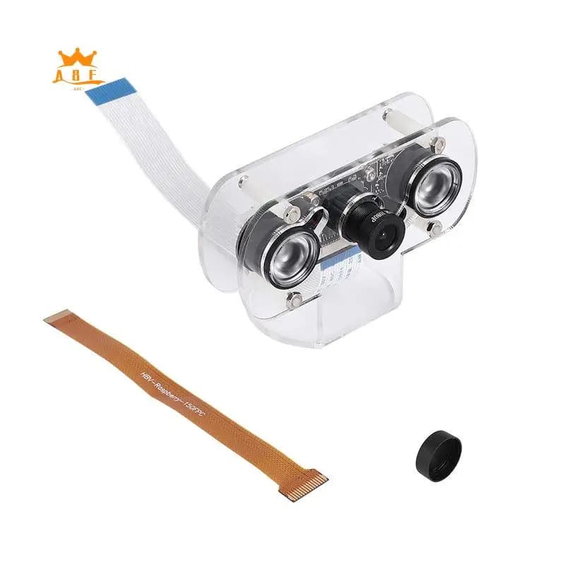 A08E-For Raspberry Pi 4B Camera With Holder And Cable IR Camera Module 5MP OV5647 Webcam Automatically Switching Between Day