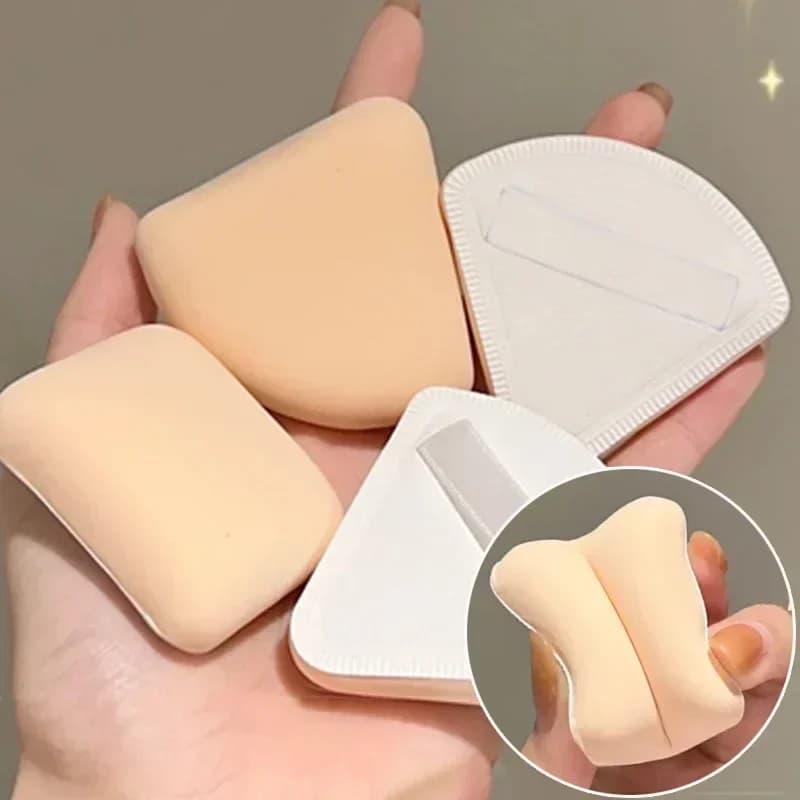 1-12Pcs Cute Soft Makeup Sponge Puff Set Dry & Wet Dual Use Cosmetic Blender Cushion Puff for Foundation BB Cream Liquid Cream